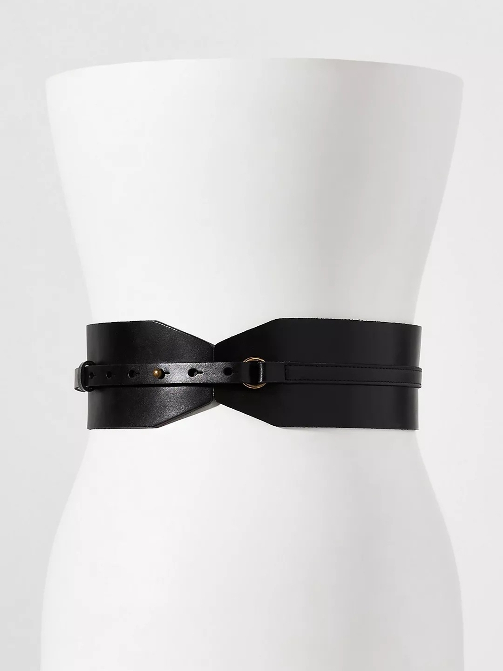 Anthropologie Leather Corset Belt - Picture 2 of 7
